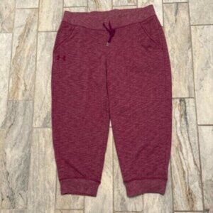 Under Armour women's small All Season Gear purple jogger sweatpants